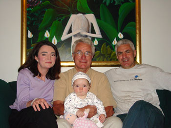 Malcolm with family in Australia.